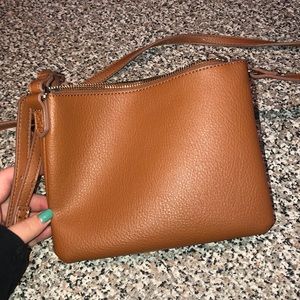 Brown Leather Crossbody Bag
